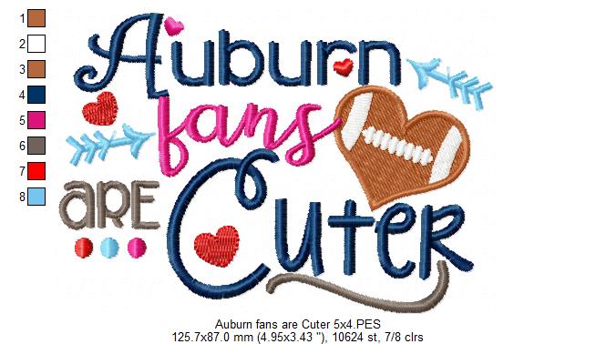 Auburn Fans Are Cuter - Applique