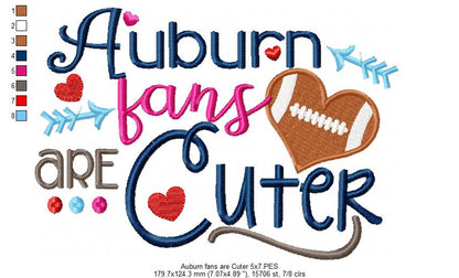 Auburn Fans Are Cuter - Applique
