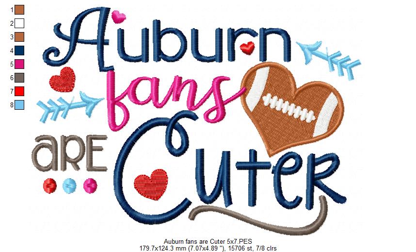 Auburn Fans Are Cuter - Applique