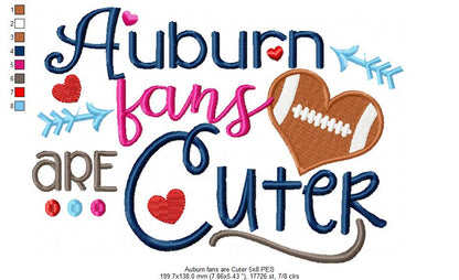 Auburn Fans Are Cuter - Applique