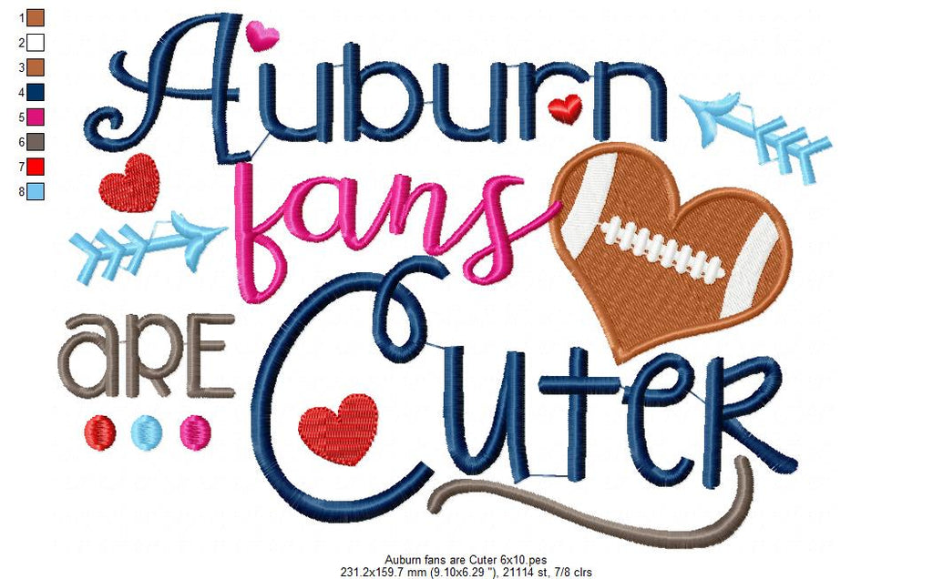 Auburn Fans Are Cuter - Applique