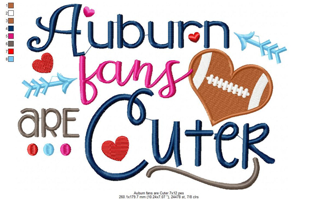 Auburn Fans Are Cuter - Applique