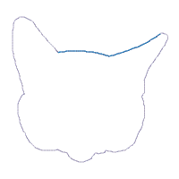 Cat with Aviator Glasses - Applique