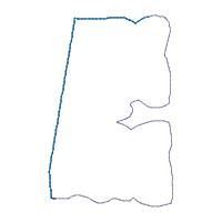 Love Cow Ornament - ITH Project - Machine Embroidery Design