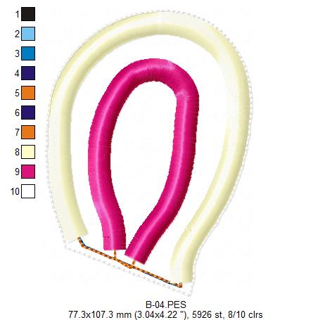 Cute Gardener Bunny Ornament - ITH Project - Machine Embroidery Design