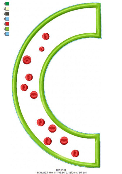 The Grinch Wreath - ITH Project - Machine Embroidery Design