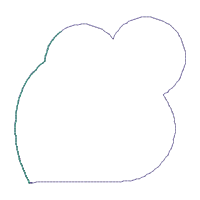 Dinosaur and Moon Ornamen - ITH Project - Machine Embroidery Design