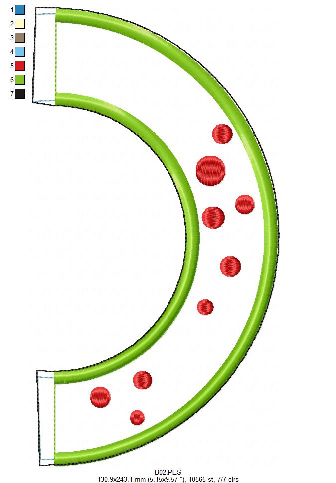 The Grinch Wreath - ITH Project - Machine Embroidery Design