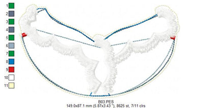 The Grinch Wreath - ITH Project - Machine Embroidery Design