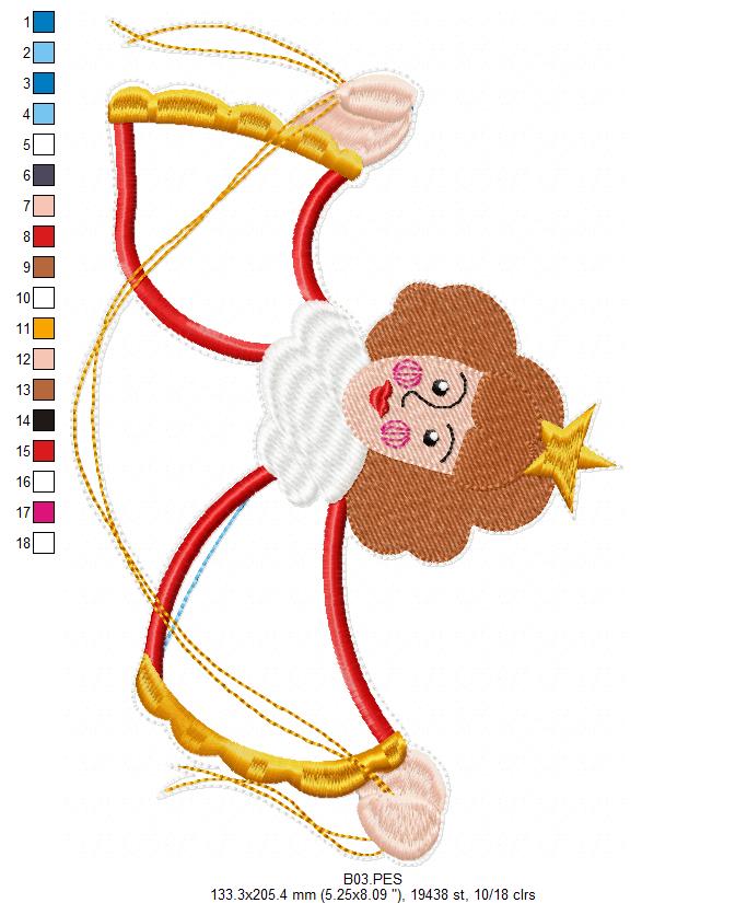 Christmas Angel Vase Ornament - ITH Project - Machine Embroidery Design