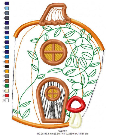 Home Sweet Home Door Ornament - ITH Project - Machine Embroidery Design