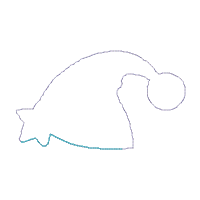 Dinosaur and Moon Ornamen - ITH Project - Machine Embroidery Design