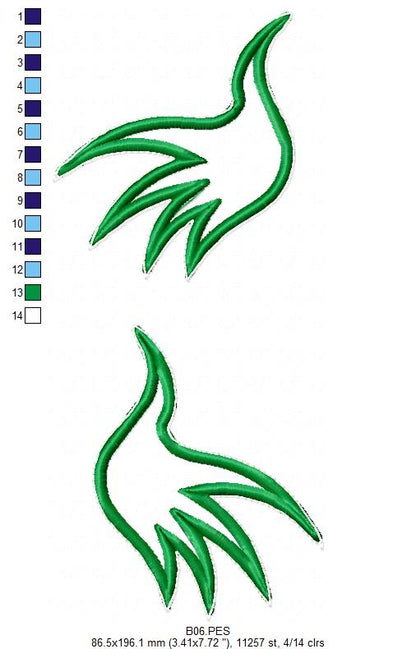 The Grinch Wreath - ITH Project - Machine Embroidery Design