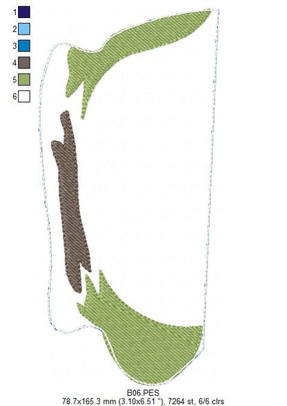 Home Sweet Home Door Ornament - ITH Project - Machine Embroidery Design