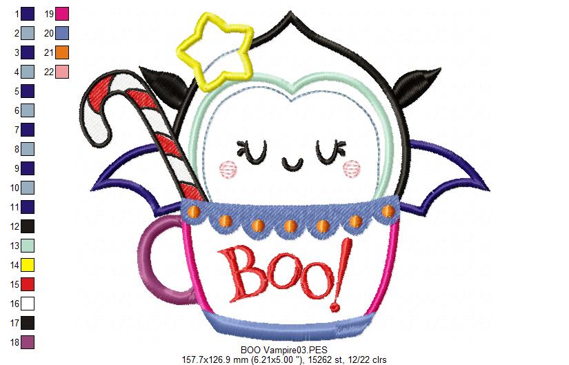 Cute Vampire - Applique
