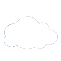 Baby Angel Boy Sleeping on the Cloud - Applique Embroidery