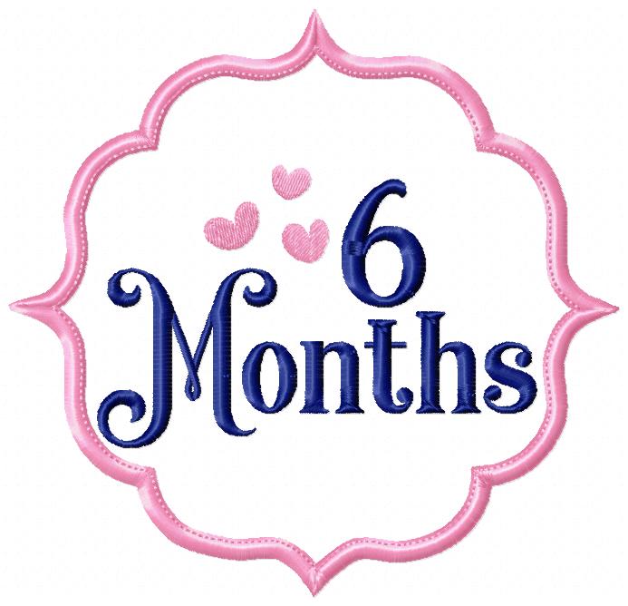 Baby Monthly Onesie - Applique