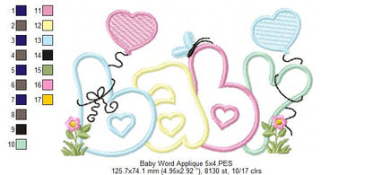 Baby Word - Applique
