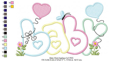Baby Word - Applique