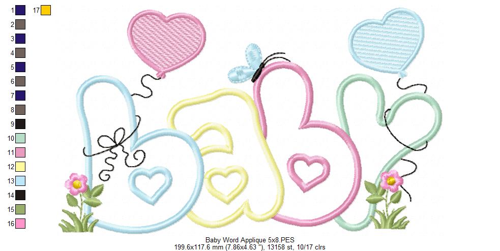 Baby Word - Applique