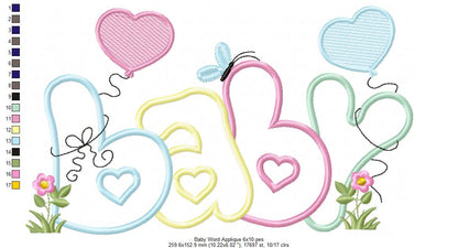 Baby Word - Applique