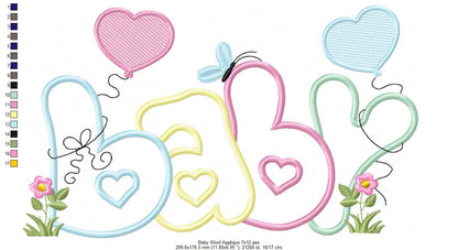 Baby Word - Applique
