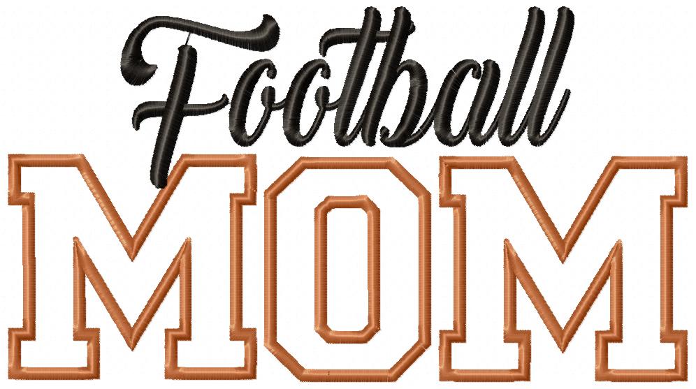 Basic Sports Mom - Set of 6 designs - Applique