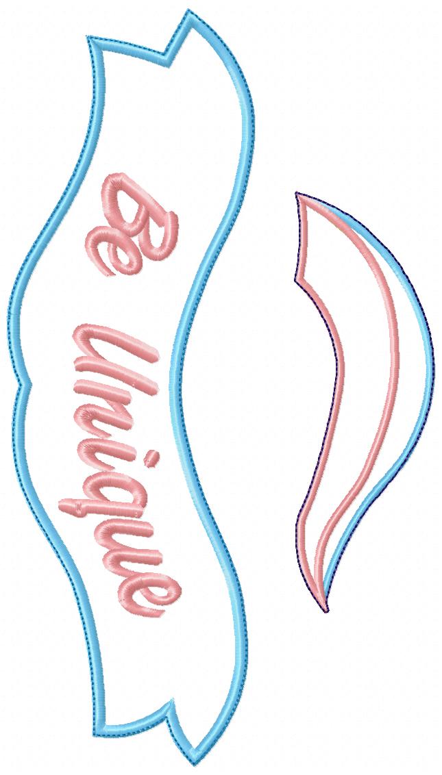 Cute Unicorn Ornament - ITH Project - Machine Embroidery Design