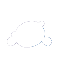Bear Face Boy - Aplique Embroidery