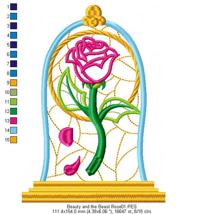 Fairy Tales Princes for Wood Hoop - Set of 7 Designs - 3 Sizes - Machine Embroidery Design