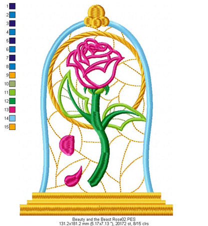 Fairy Tales Princes for Wood Hoop - Set of 7 Designs - 3 Sizes - Machine Embroidery Design