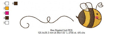 Cute Bumble Bee - Rippled