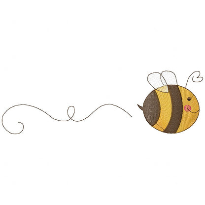 Cute Bumble Bee - Rippled