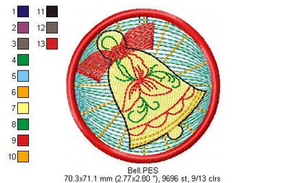 Christmas Ornaments - ITH Project - Machine Embroidery Design