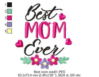 Best Mom Ever - Mother's Day