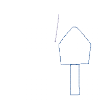 Bird House Number 7 Seven 7th Birthday - Applique