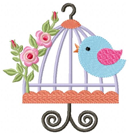 Bird Cage - Fill Stitch