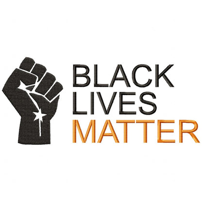 Black Lives Matter - Fill Stitch
