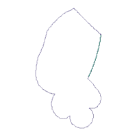 Chicken Ornament Bon Appetit - ITH Project - Machine Embroidery Design