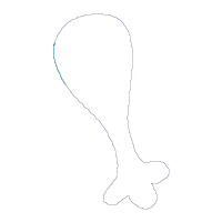 Chicken Ornament Bon Appetit - ITH Project - Machine Embroidery Design