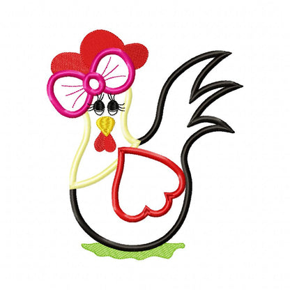 Chicken Collection - Applique - Set of 5 designs