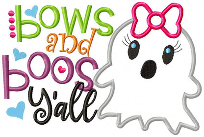 Bows and Boos Y'all - Applique