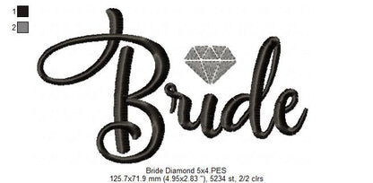 Bride Diamond - Fill Stitch