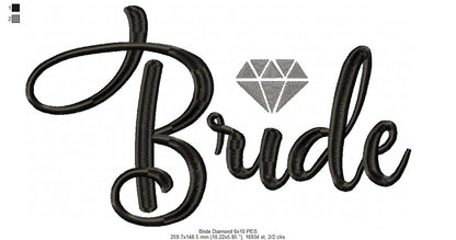 Bride Diamond - Fill Stitch
