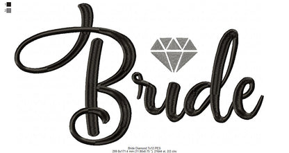 Bride Diamond - Fill Stitch