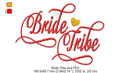 Bride Tribe - Fill Stitch