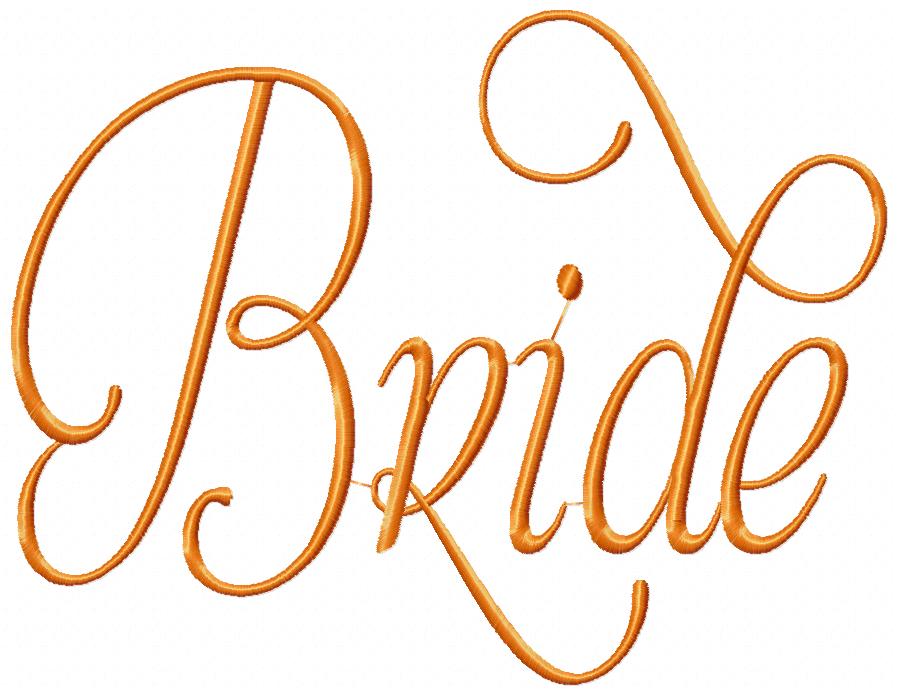 Bride - Fill Stitch