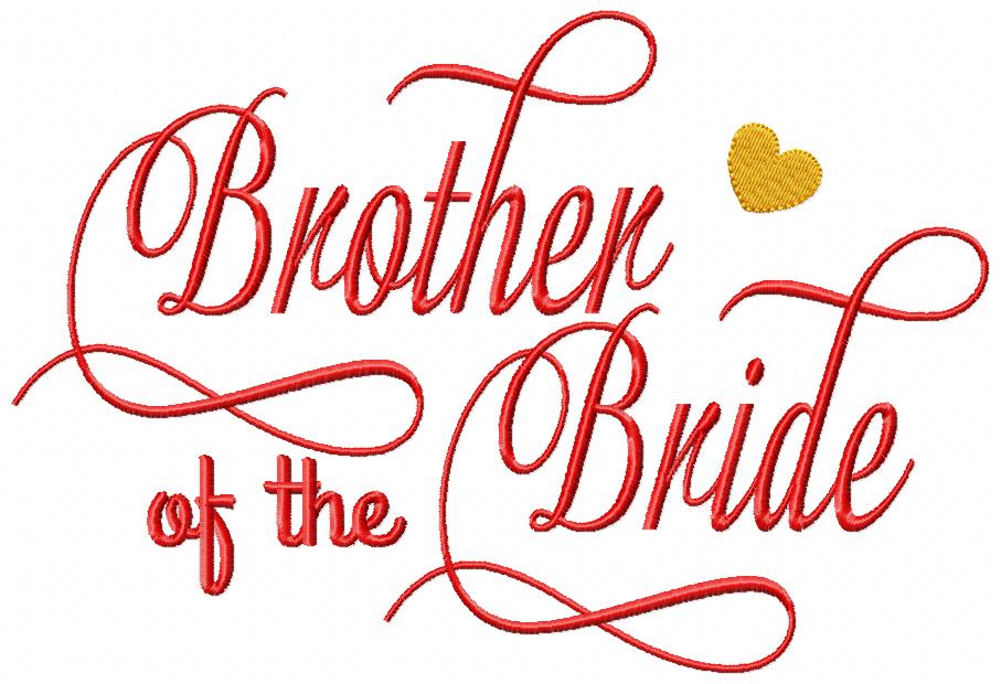 Brother of the Bride - Fill Stitch