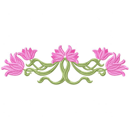 Bunch of Flowers - Fill Stitch - Machine Embroidery Design