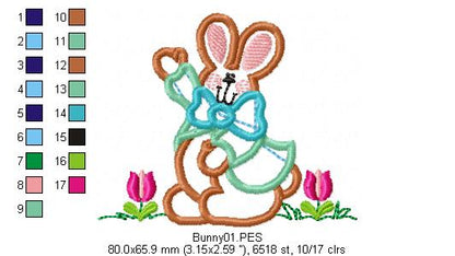 Easter Bunny - Applique